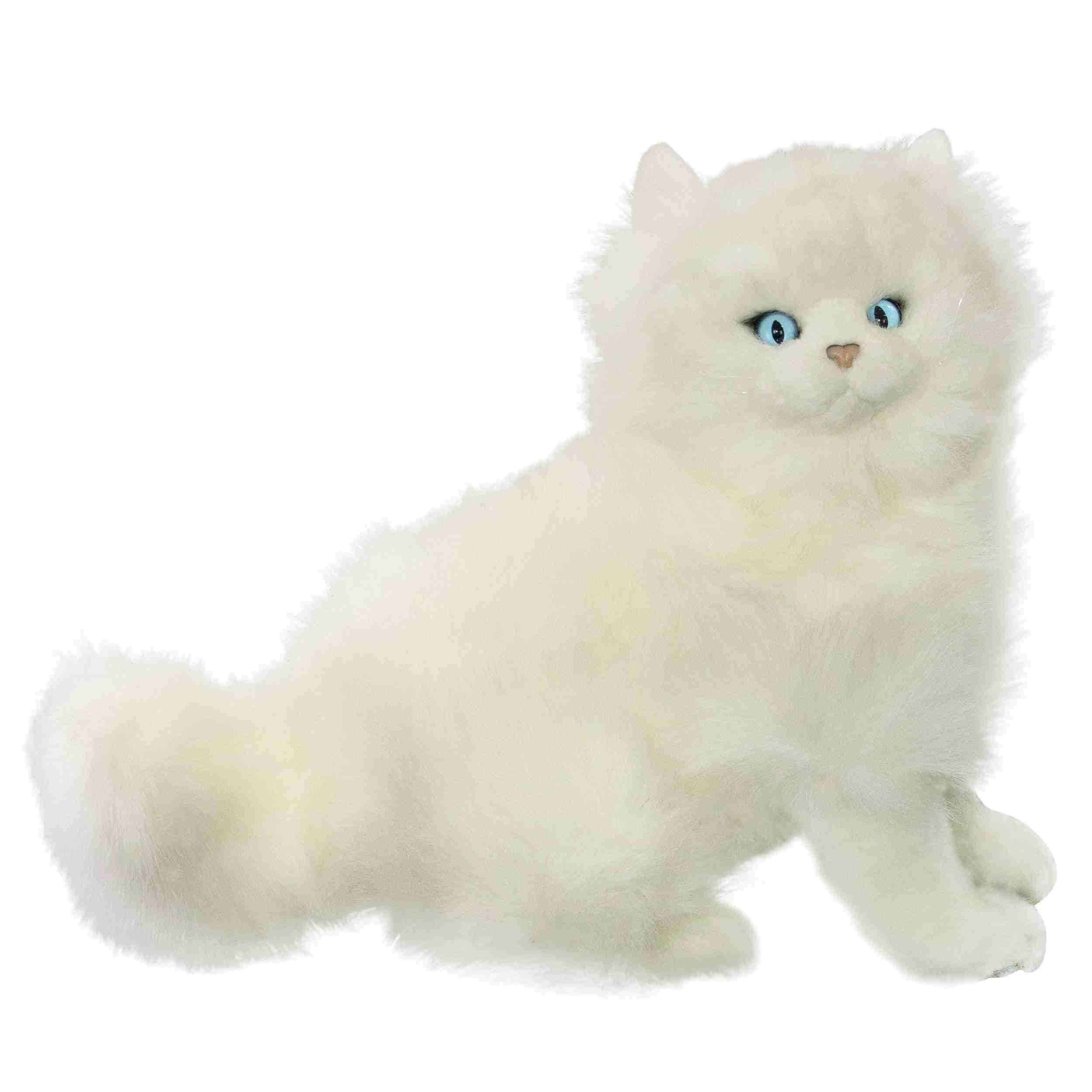 Pearl the Persian plush cat soft toy, longhaired Doll Faced Persian