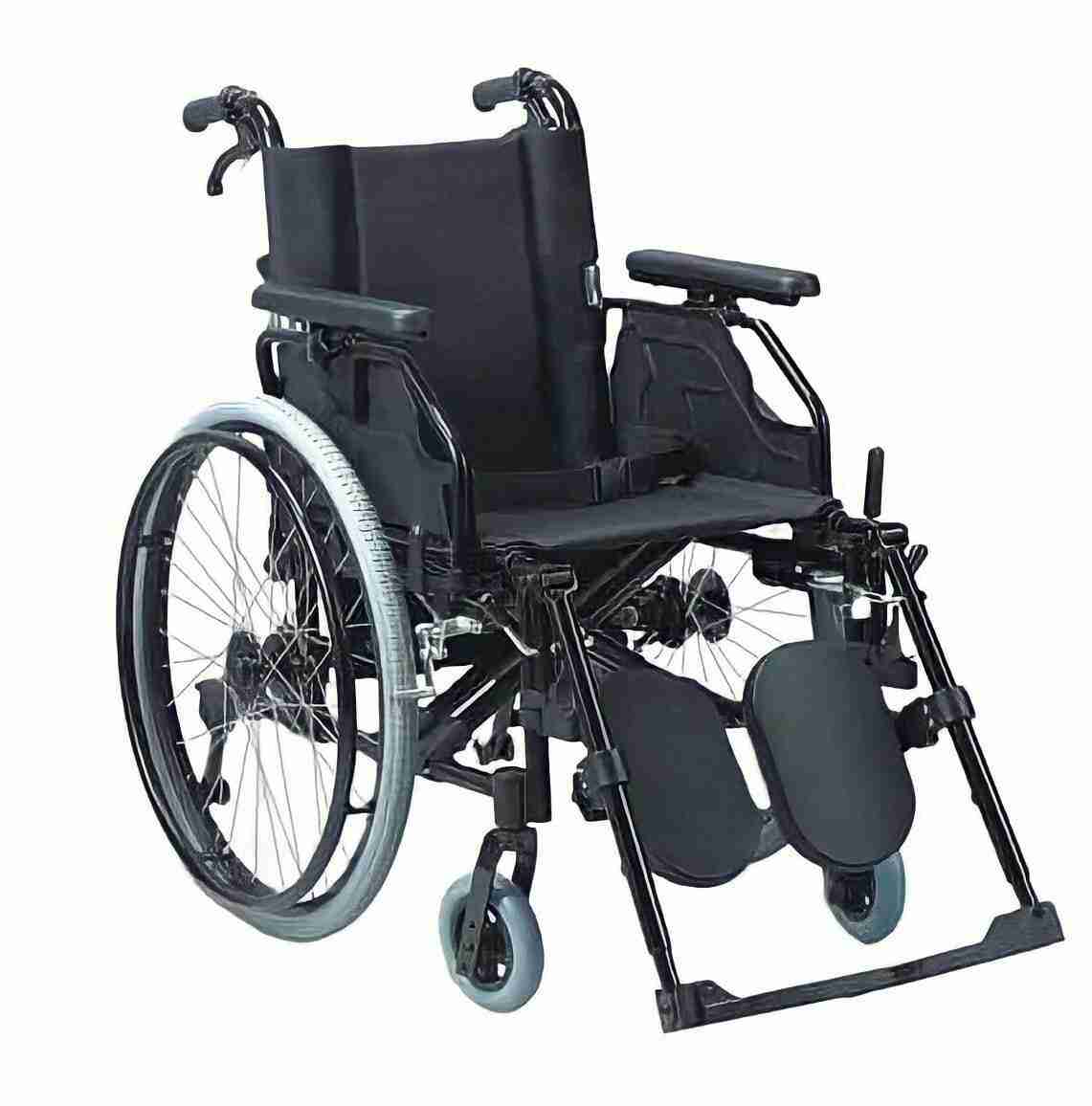 Fully Adaptable Foldable Manual Wheelchair With Adjustable Leg Support