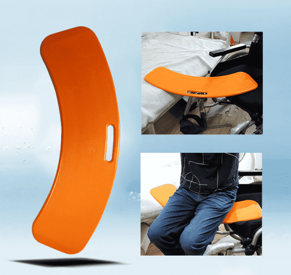 Easy Wheelchair Transfer Board, Curved Transfer Board for Wheelchair